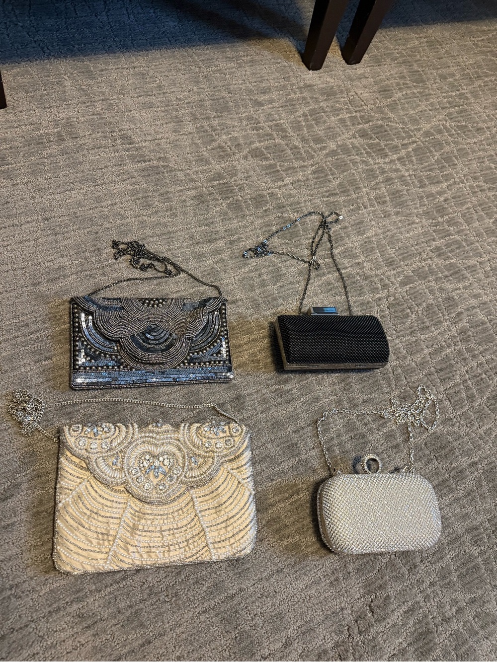 Bundle of 4 Evening Clutches